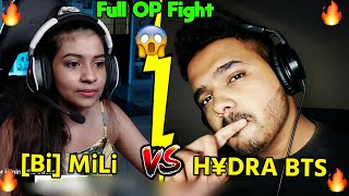 HYDRA BTS vs 【Bi】 MiLi team 🔥FULL 0P FIGHT | BTS Singha VS Mili kya Mili Tipa KunalGamer | Emulatr