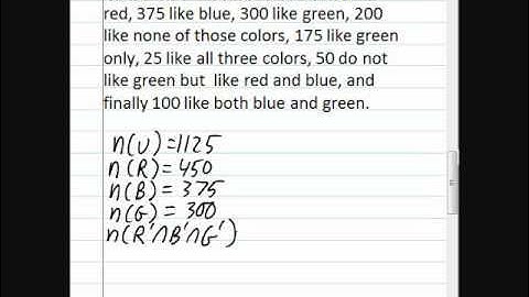 Venn Diagrams and Cardinal Numbers