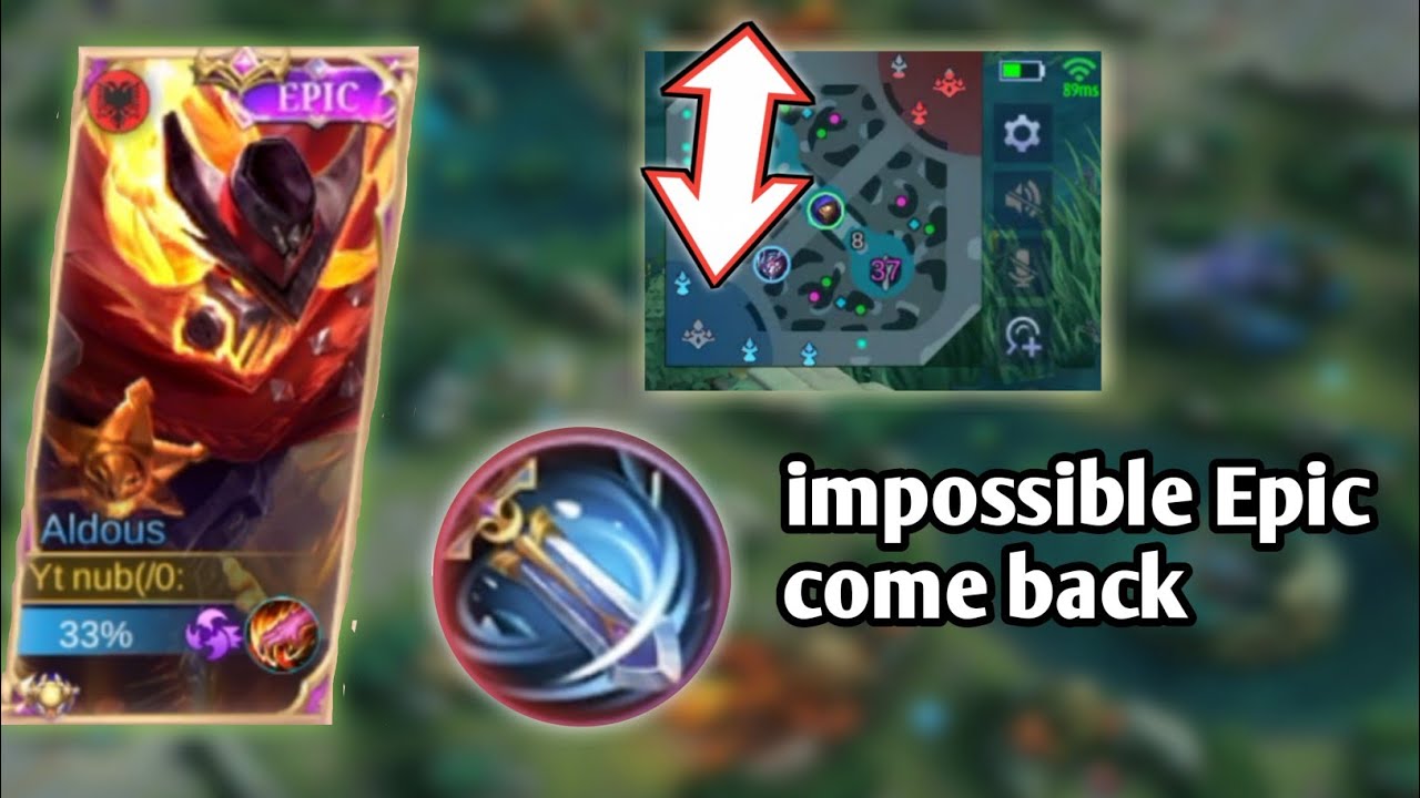 Impossible Epic Come Back / Aldos Gameplay Tutorial Mlbb
