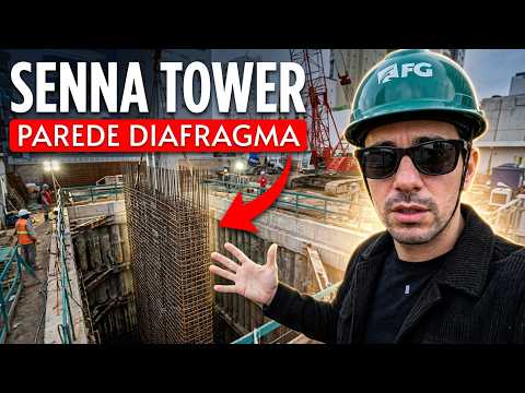 I Visited the LARGEST DIAPHRAGM WALL for a Building in Brazil - Senna Tower