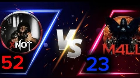 XNOT Vs M4LL 5v5 Ap Aw