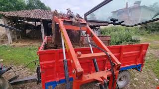 Kubota M9540 Hayvan Gübresi Yükleme Part2