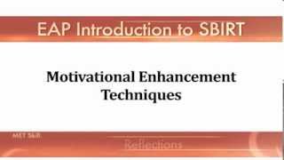 SBIRT in EAP 1: Intake