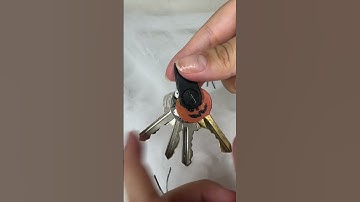 Extremely compact keychain 🔑​🔥​ #asmr #keysmart #keychain #keyorganizer #lifehack #shorts