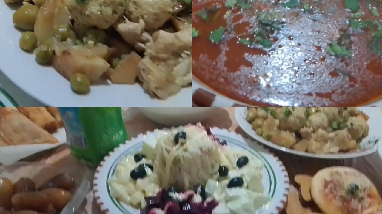 طاولة رمضان بسيطة 🤤شربة فريك الهبال تاع دنيا👌مرقة بيضة سهلة وسريعة 😍