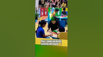 Activity time in mall #viral #mall #fun #viral #activity #kidsactivities #kidszone #200million #20m