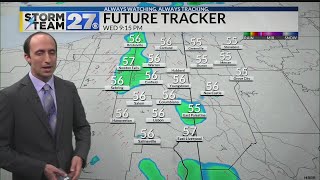 Dreary and damp conditions continue overnight