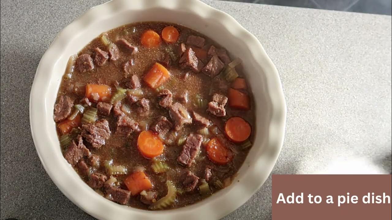 Delicious Beef and Onion Part Slow Cooker Pie YouTube