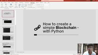 Learn Blockchain by Building One - Python Implementation | Chandru S | CSE1006 Digital Assignment