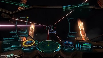 Cobra Mk IV vs Corvette (Cmdr Homunk) Elite Dangerous 2.3 Beta4