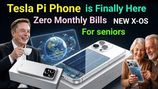 Elon Musk’s Tesla Pi Phone: Zero Monthly Bills? (For Seniors) Starlink & Solar New OS Concept! Tech