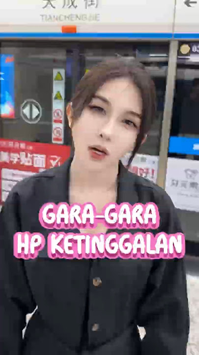 NGGAK CUMA HP KETINGGALAN, HATI JUGA IKUT KETINGGALAN? ? #douyin #cewekchina #cewekcantik