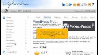 How to Install Wordpress MU from Softaculous (Flipper Host)