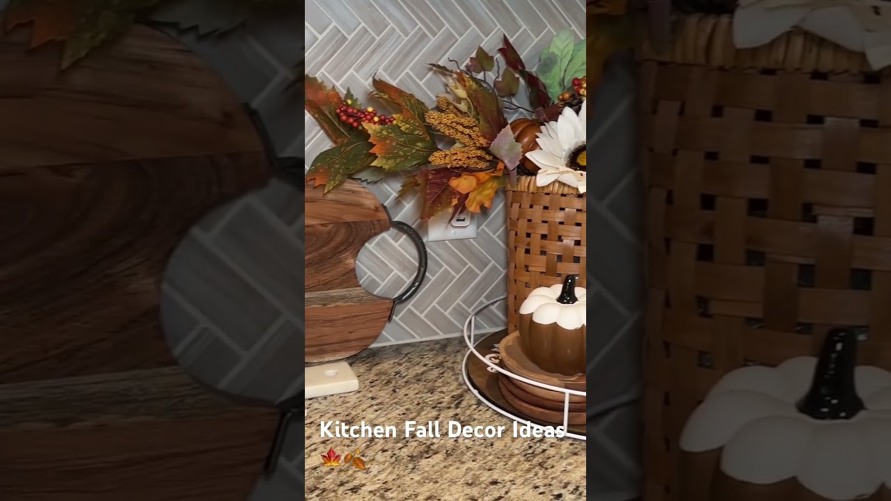 Kitchen Fall Decor Ideas 🍁🍁🍁🍂