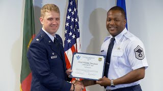 Enlisted Promotion Ceremony at Lajes Field, Azores.