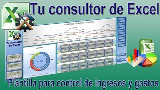 Plantilla para llevar control de ingresos y gastos en Excel