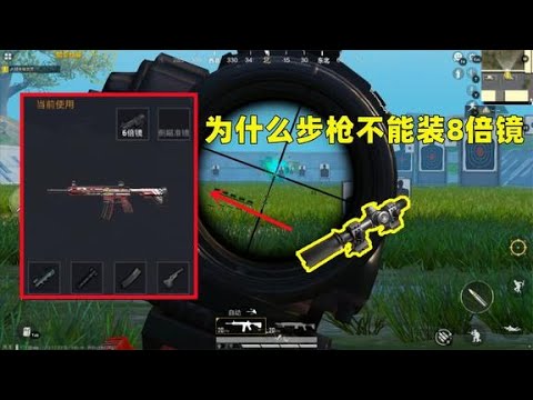 Peaceful Elite: Why can't a rifle be fitted with an 8x scope? Reality can be installed?