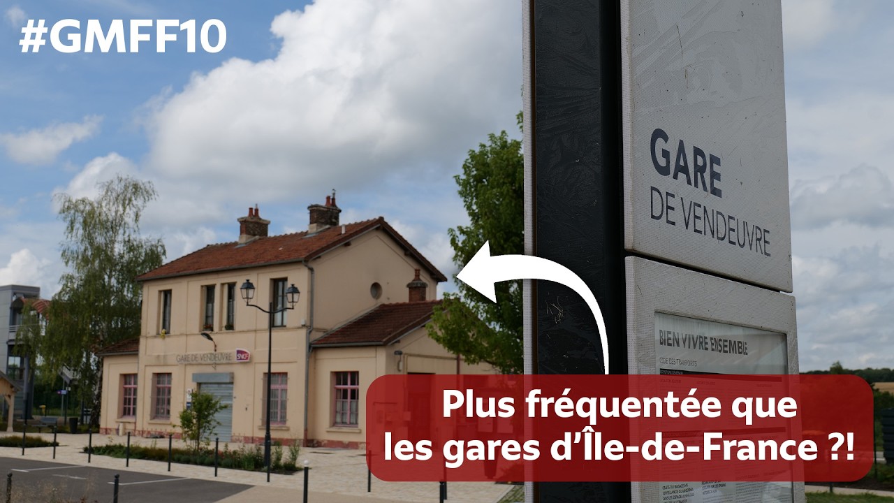 Presque TOUTES les gares de ce département ont FERMÉ (La Gare la moins Fréquentée de l'Aube) #GMFF10
