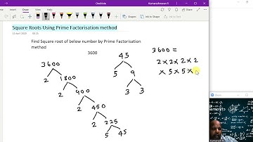 Square root by Prime Factor Method  Part 2