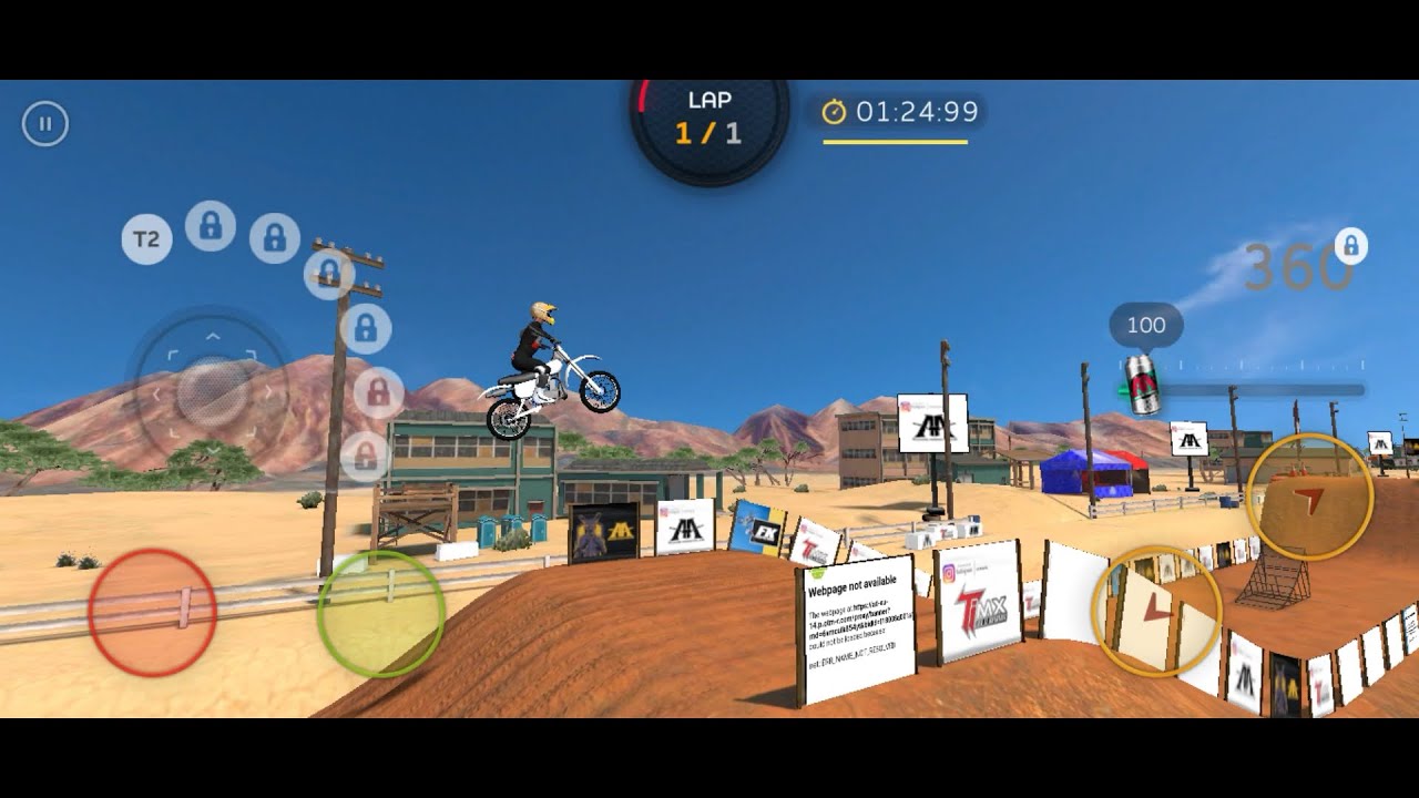 TiMX: This is Motocross (by Ti Global Corporation) - racing game for Android and iOS - gameplay.
