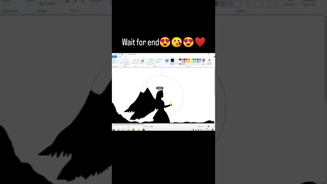 Ms paint drawing|| Ms paint best drawings 