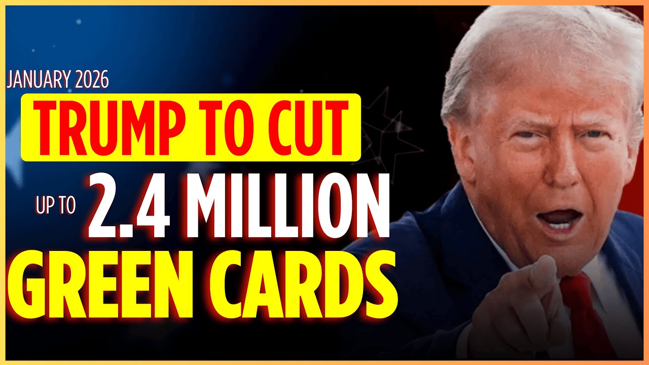 Срочные новости: Трамп намерен сократить количество грин-карт до 2,4 миллиона. Обновление информа...