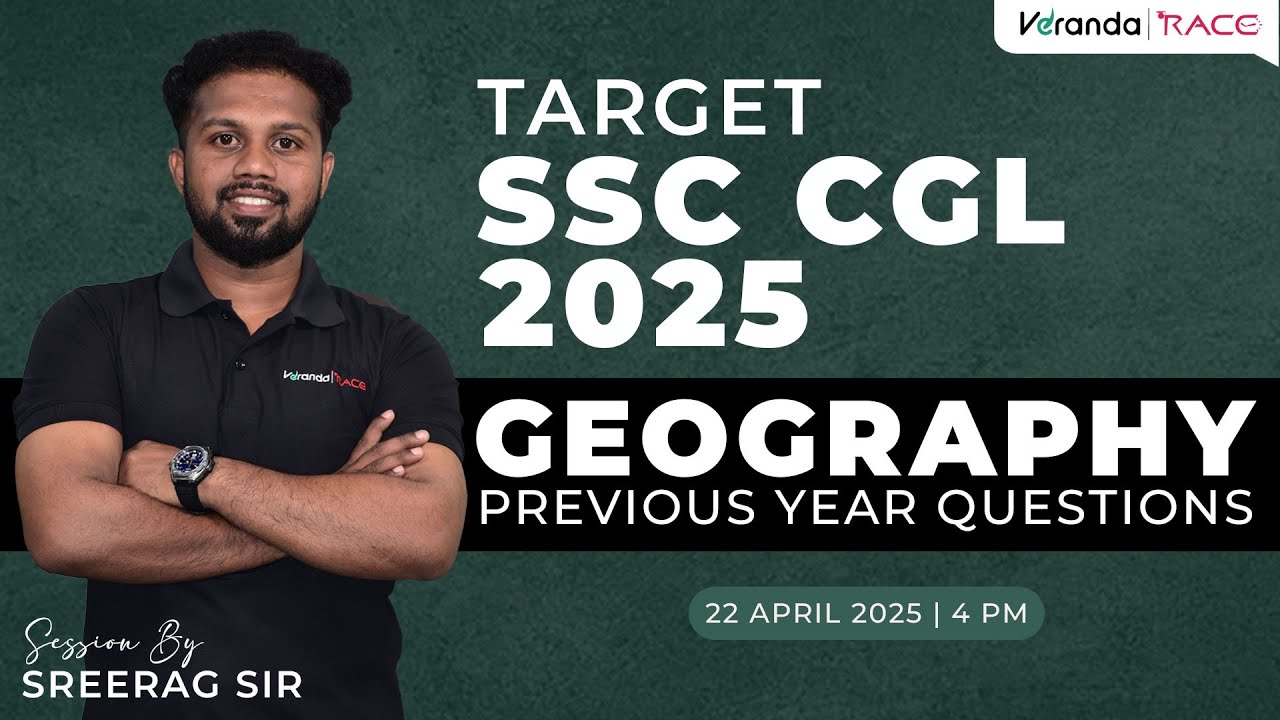 Geography | PYQ for UPCOMING SSC CGL EXAM By Sreerag Sir | Target SSC ...