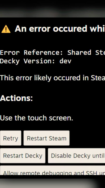 How To Fix Decky Black Screen Error! #steamdeck #tutorial #decky #deckyloader #error #fix #guide