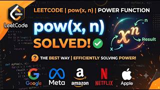 LeetCode 50: Pow(x, n) | Binary Exponentiation (C++) Profile