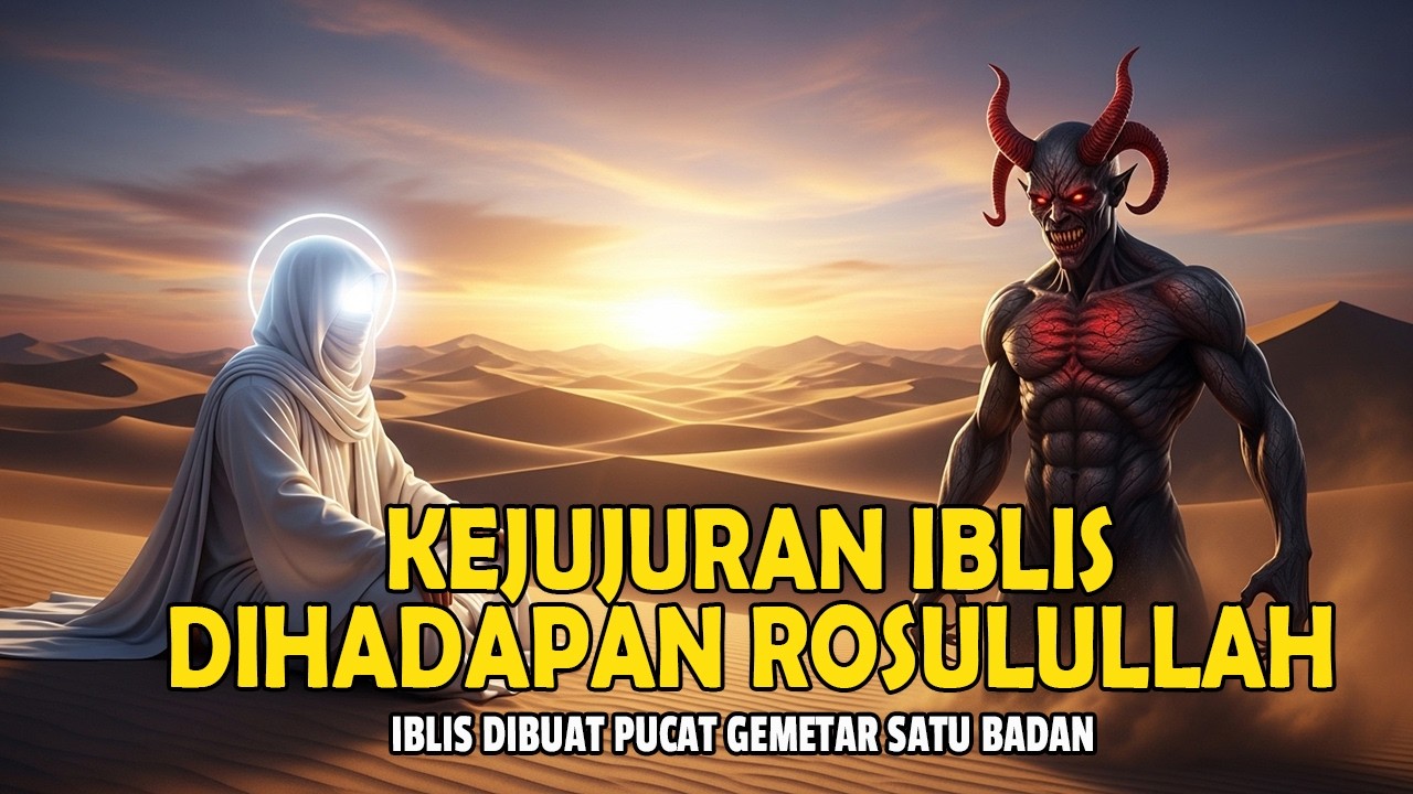 Kisah Kejujuran Iblis Dan Pengakuannya di Hadapan Rasulullah SAW - Sejarah Islam