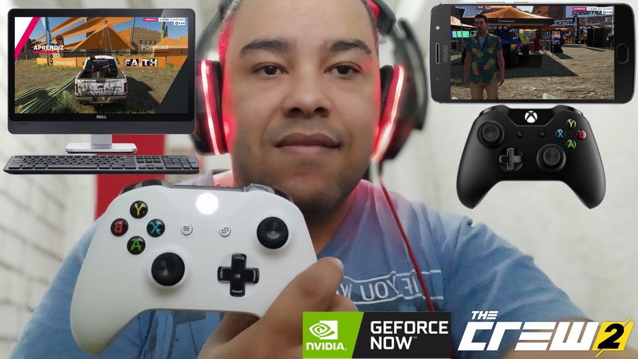 THE CREW 2! GEFORCE NOW GAMEPLAY NO ULTRA 60FPS ANDROID