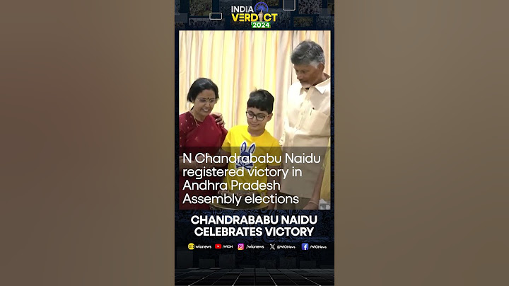 India election results 2024:TDP chief N Chandrababu Naidu celebrates victory in Andhra Pradesh