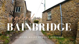 Bainbridge Village Walk - England The Yorkshire Dales 4K