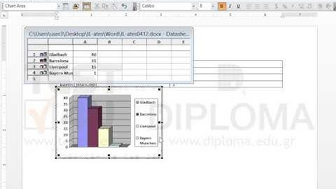 Create a Clustered column with 3D visual effect chart (Microsoft Graph Chart) where all data...