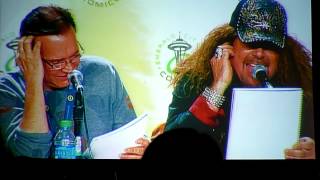 Voice Actors reading Star Wars script panel clip 6