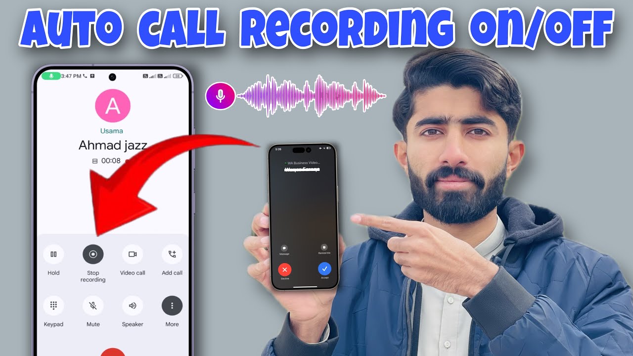 How to record all calls automatically 2025 | Turn on/off auto call ...