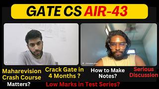 Gate CS AIR 43 - Student to Topper | Cracked GATE in 11 Months Chiranjeev Patel on G4Gate