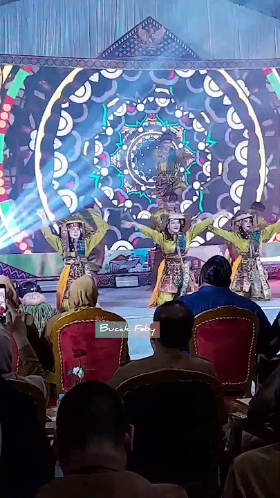 Lagu & tarian tradisional jadi 1 tari kreasi #GPTPN_X #KotaPempek #Palembang #JakabaringSportCity