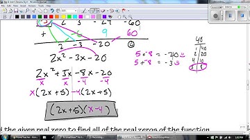 AT Algebra II Unit 5 Review B - video 2