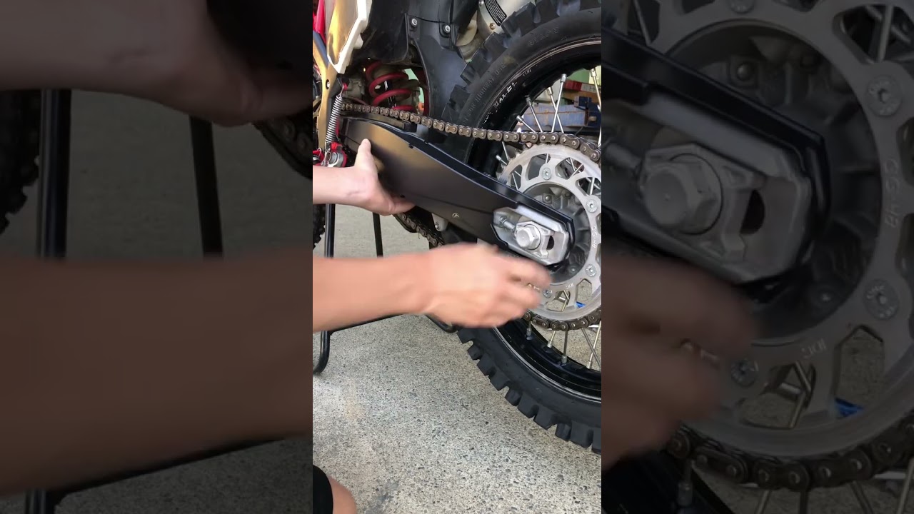 Installing swing arm guards on my gas gas 250xc! 