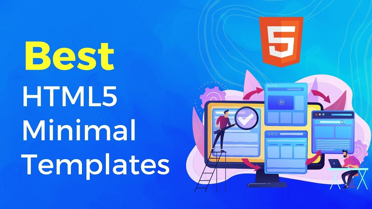 Best HTML5 Minimal Templates | Simple HTML Website Templates