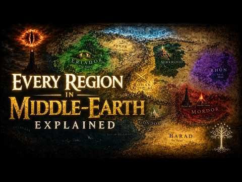 Every Region in Middle Earth