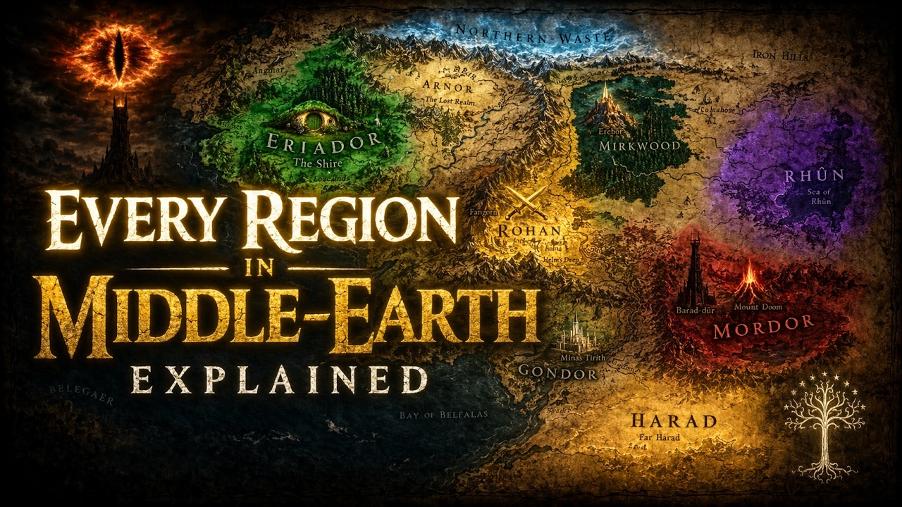 Every Region in Middle Earth — Transcript