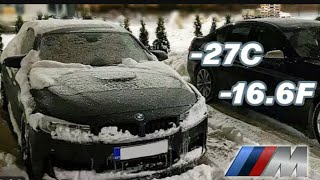 Extreme  Cold Weather BMW M4 Test-27C (-16.6F) Cold Start And POV...