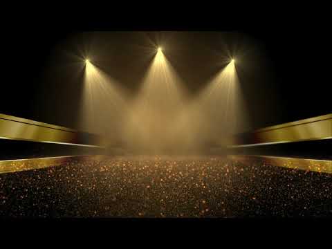 Golden Particles Background Video Loop -No Copyright Video
