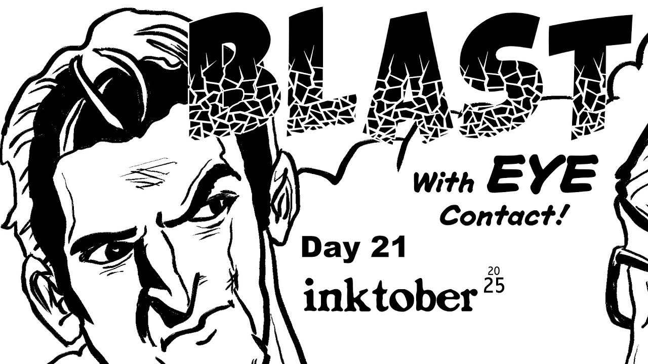 blast inktober day 21 2025 - YouTube