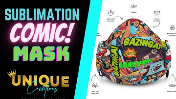 DIY SUBLIMATION MASK: HOW TO SUBLIMATE AND SLICE ON MASK IN CRICUT DESIGN| SUBLIMATION MASK