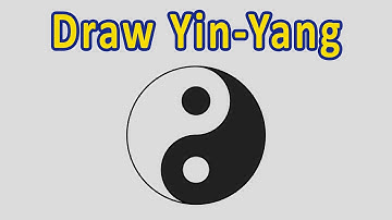 How to Draw Yin-Yang Symbol (The EASIEST Method)