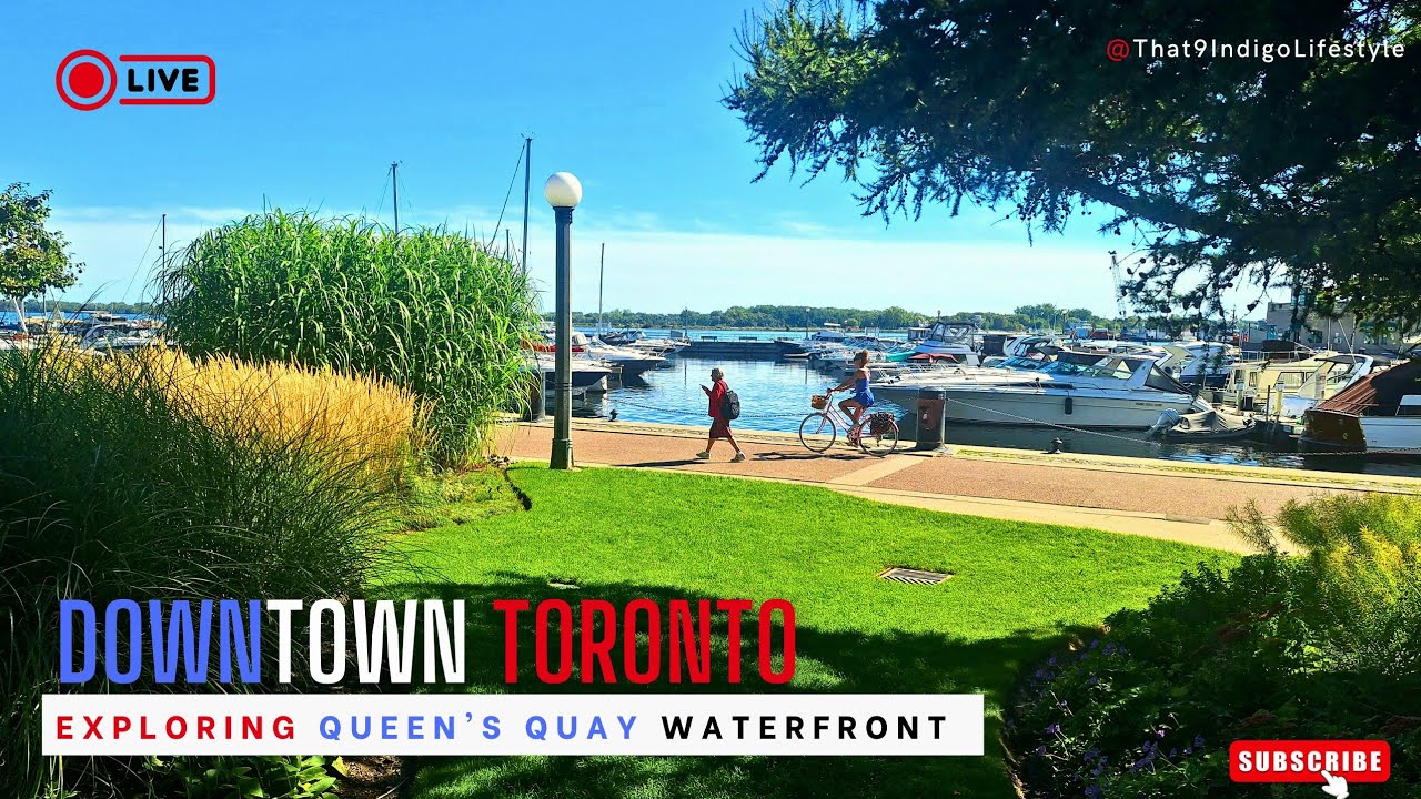 Exploring Toronto’s Stunning Waterfront | Queen's Quay Walk Downtown Toronto 2025