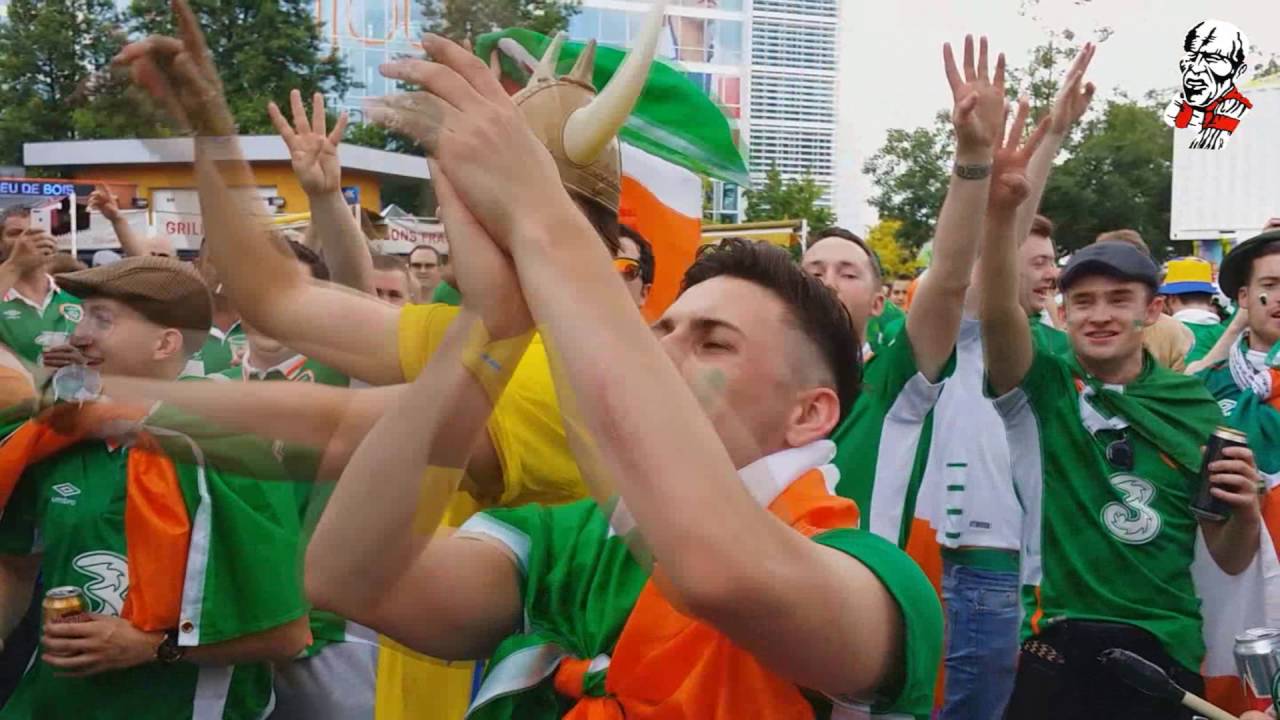 Euro 2016Irish fans in Paris 13.06.2016 part 1 YouTube